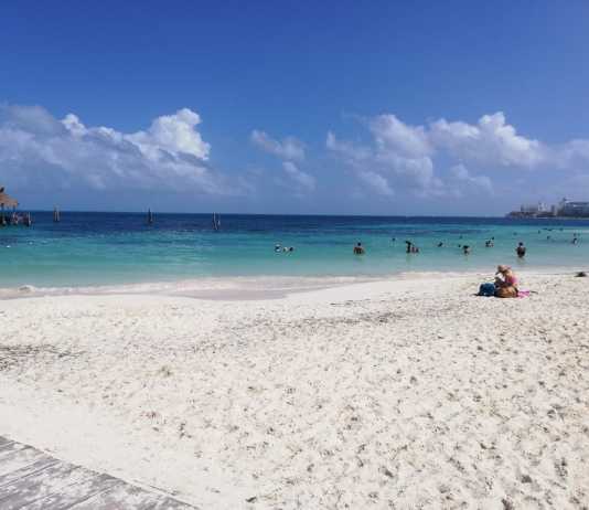 Playa Tortugas Cancún Foto Panorámica de Playa Tortugas Cancún